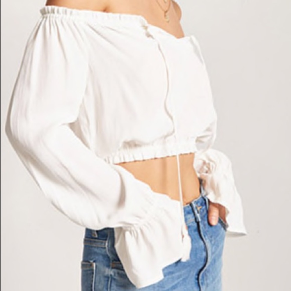 F21 off the shoulder top
